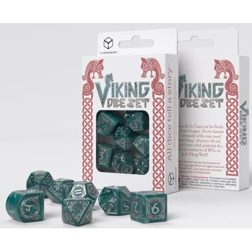 Modern Dice Set Viking - Mjolnir