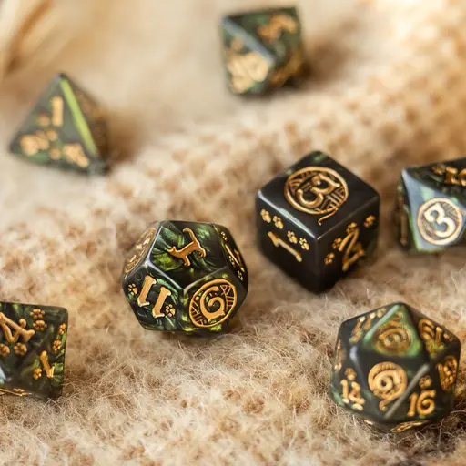 Modern Dice Set Cats - Pixel photo 5