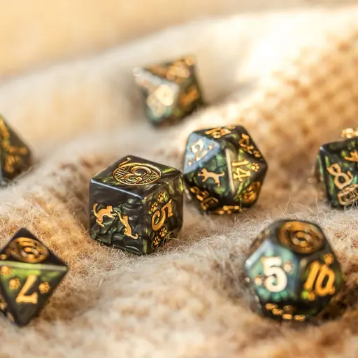 Modern Dice Set Cats - Pixel photo 4