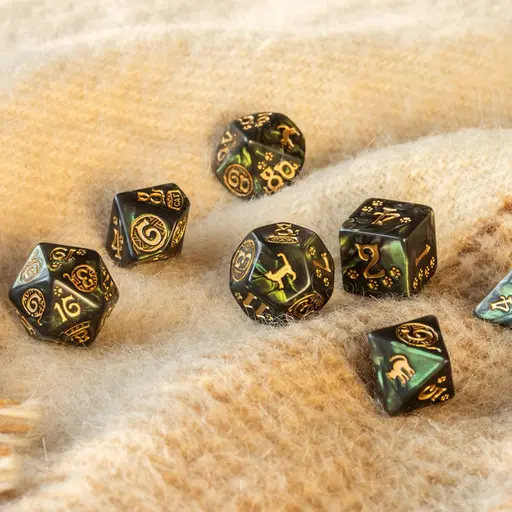 Modern Dice Set Cats - Pixel photo 3