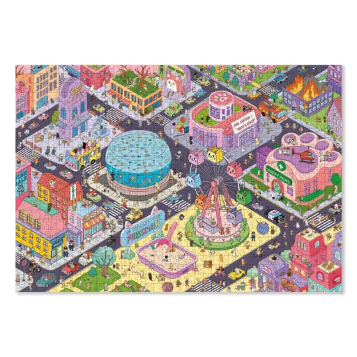 City Of Happy Cats Puzzle photo 2
