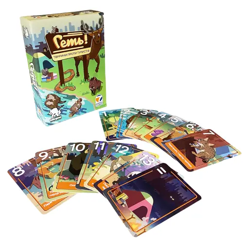 Board Game Геть! Тварини проти туристів (Scram!) photo 7
