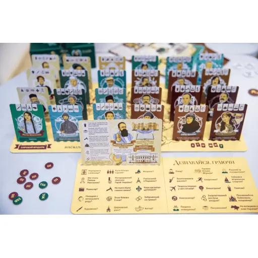 Настільна гра Хто ми? Видатні українці photo 6