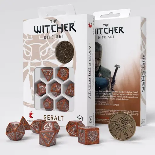 Dice Set The Witcher. Geralt - The Monster Slayer