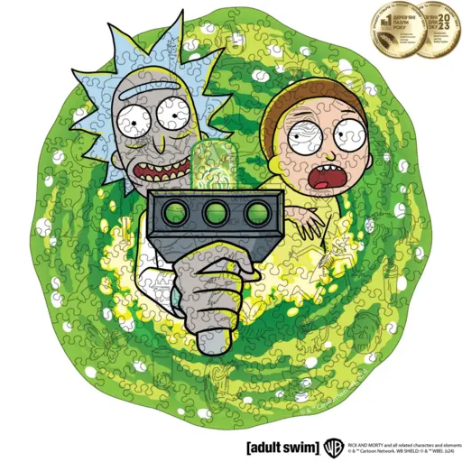 Wooden Puzzle Rick & Morty - Portal XL (196) photo 3