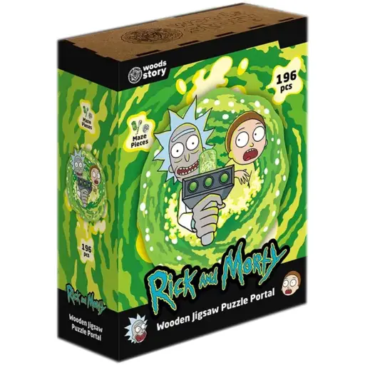 Wooden Puzzle Rick & Morty - Portal XL (196)