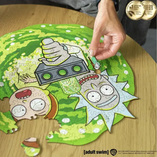 Wooden Puzzle Rick & Morty - Portal XL (196) photo 6