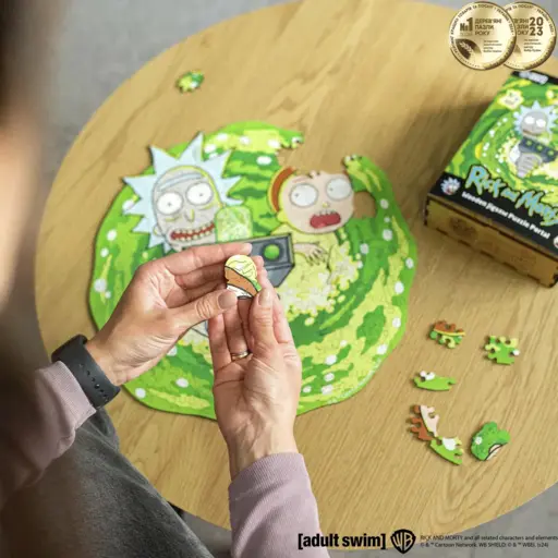 Wooden Puzzle Rick & Morty - Portal XL (196) photo 5
