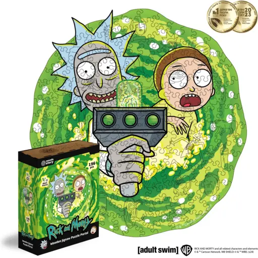 Wooden Puzzle Rick & Morty - Portal XL (196) photo 2