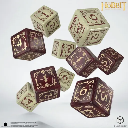 Набір кубиків The Hobbit TCG 10x D6 - Goblins photo 2