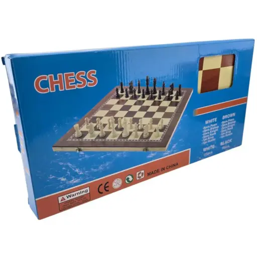 Дерев`яні шахи, шашки, нарди (40 х 40 см)