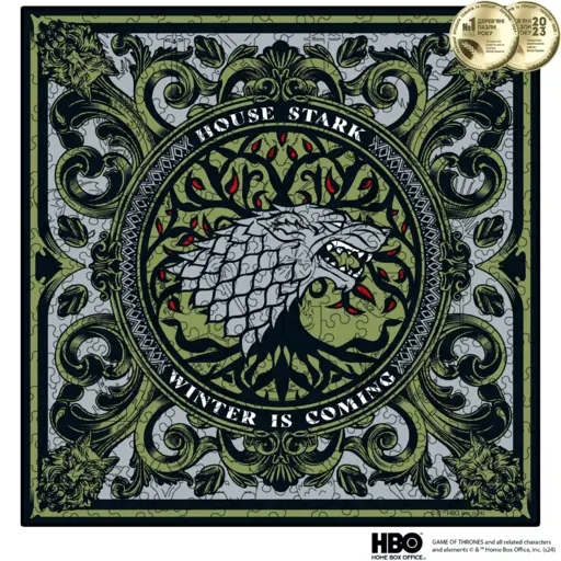 Фігурний дерев`яний пазл Гра Престолів - Дім Старків XL (172) photo 2