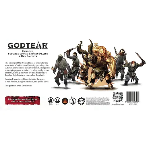 Board Game Godtear: Rangosh, Scourge of the Broken Plains & Red Bandits photo 2