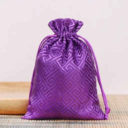 Violet pouch 10х14 cm (Brocade)