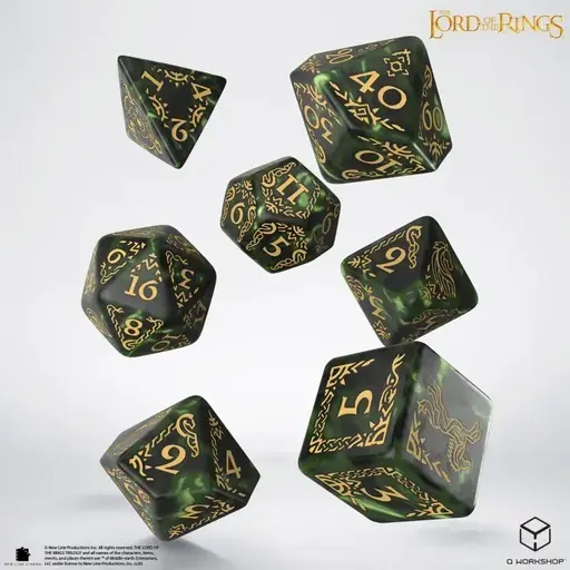 Набір кубиків The Lord of the Rings - Rohan Dice Set photo 2
