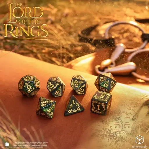 Набір кубиків The Lord of the Rings - Rohan Dice Set photo 3