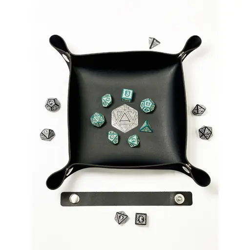 Лоток для кубиків D20 (чорний) photo 3