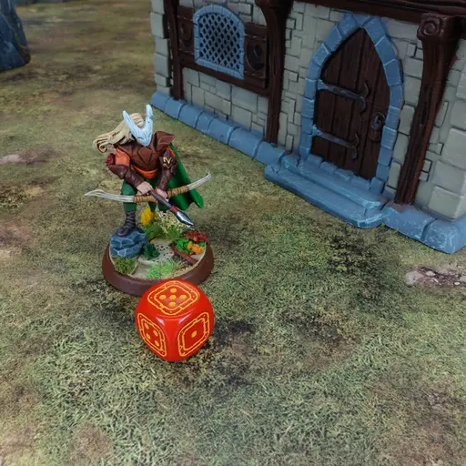 Набір кобальтових та червоних компактних кубиків Перехрестя прицілів photo 4