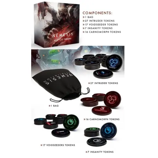 Nemesis - Acrylic Tokens photo 2