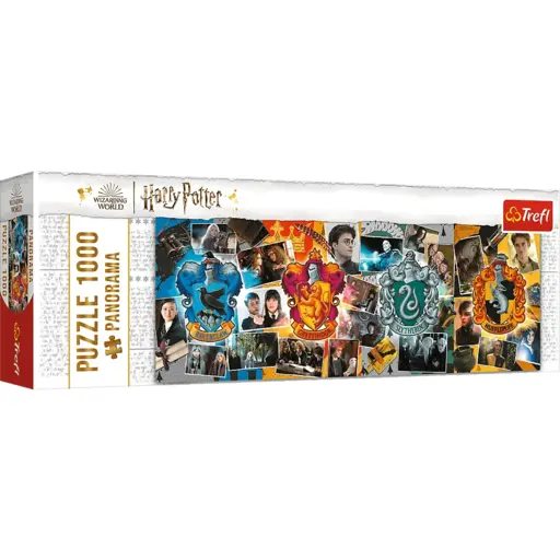 Panoramic Puzzle Harry Potter - Hogwarts Four Guilds (1000)