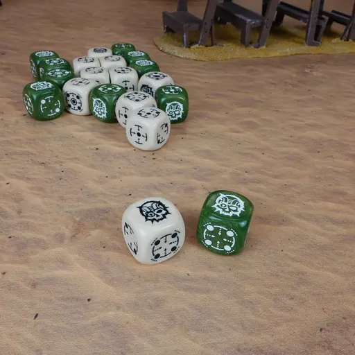 Набір бежевих та оливкових компактних кубиків Перехрестя прицілів photo 4