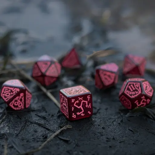 Dice Set The Witcher. Crones - Whispess photo 6