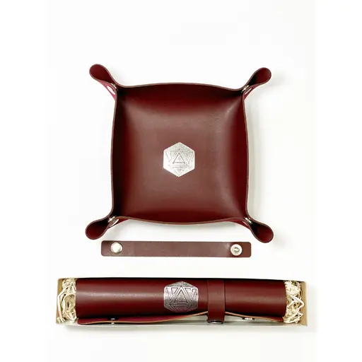 Лоток для кубиків D20 (бордовий) photo 6