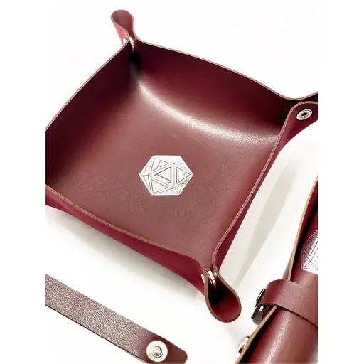 Лоток для кубиків D20 (бордовий) photo 2