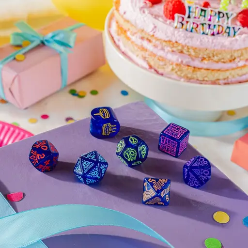 Dice Set Happy Birthday - Streamers photo 3