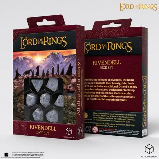 Набір кубиків The Lord of the Rings - Rivendell Dice Set - Stone