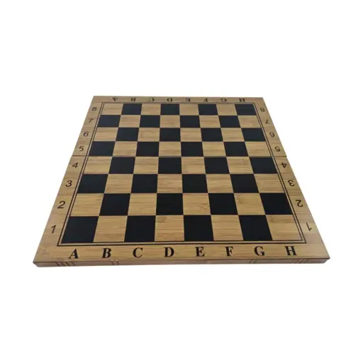 Bamboo chess, checkers, backgammon (47 x 47 cm) photo 5