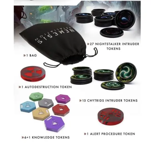 Nemesis - Lockdown. Acrylic Tokens photo 2