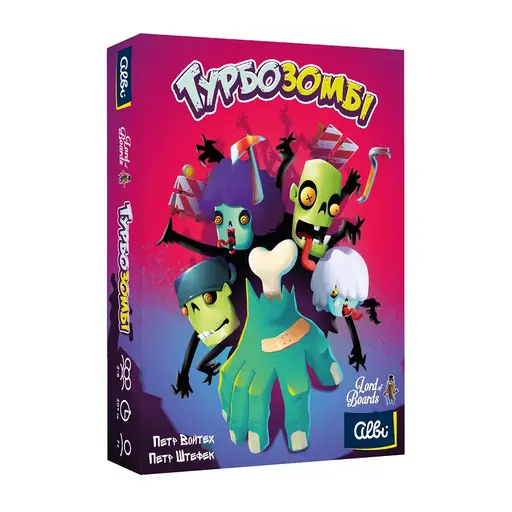 Board Game Турбозомбі (Troublez)