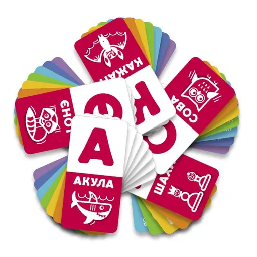 Настільна гра АБВ веселка. Українська абетка photo 5