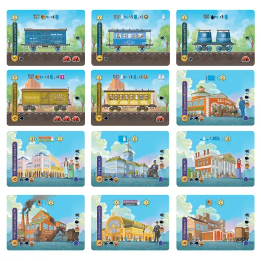 Board Game Острів Залізниць (Isle of Trains: All Aboard) photo 9