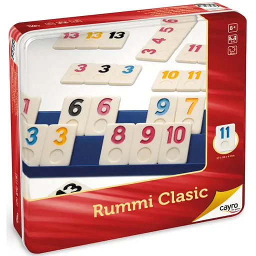 Board Game Rummy Classic in Metal Box