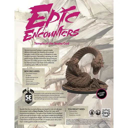 Board Game Epic Encounters - Temple of the Snake God photo 2
