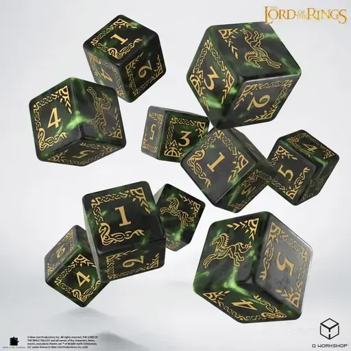 Набір кубиків The Lord of the Rings - Rohan 10xD6 Dice Set photo 2