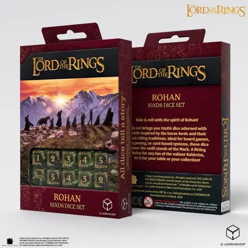 Набір кубиків The Lord of the Rings - Rohan 10xD6 Dice Set