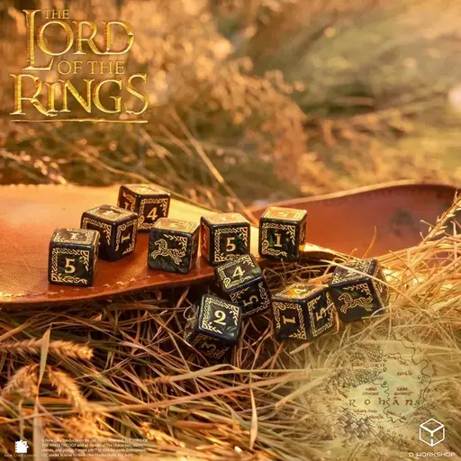 Набір кубиків The Lord of the Rings - Rohan 10xD6 Dice Set photo 3