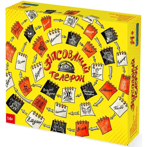 Настільна гра Зіпсований телефон (Telestrations)