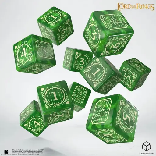 Набір кубиків The Lord of the Rings - Shire 10xD6 Dice Set photo 2