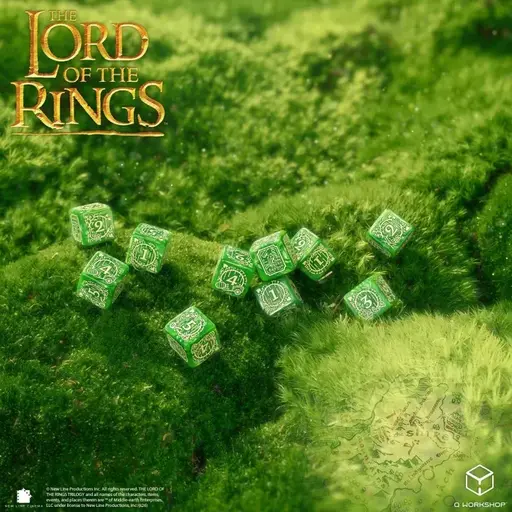 Набір кубиків The Lord of the Rings - Shire 10xD6 Dice Set photo 3