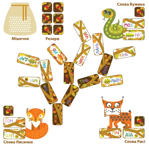 Настільна гра Дуб. Дерево слів photo 6