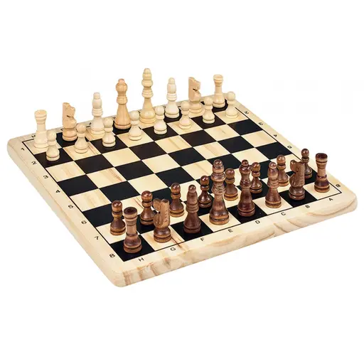 Wooden Chess in a Cardboard Box photo 2