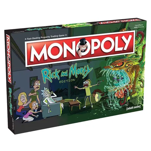 Board Game Monopoly - Rick and Morty