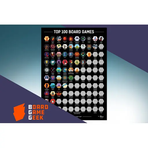 Скретч-постер Топ 100 настільних ігор photo 5