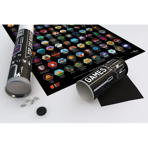 Скретч-постер Топ 100 настільних ігор photo 3