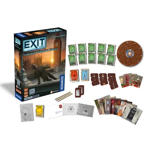Настільна гра Екзіт - Зникнення Шерлока Холмса photo 4