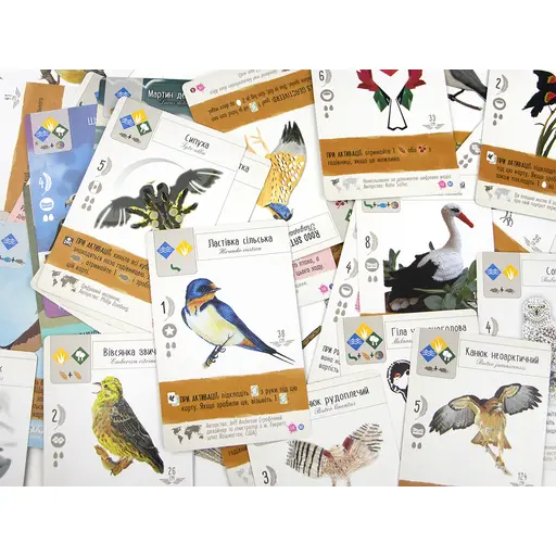 Board Game Крила. Фан Арт Пак (Wingspan: Fan Art Pack) photo 8